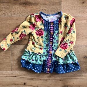 Matilda Jane Button Down Floral Tunic